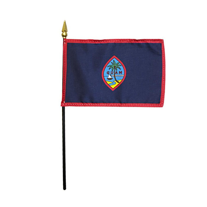 4x6" Guam Stick Flag