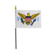 4x6" US Virgin Islands Stick Flag