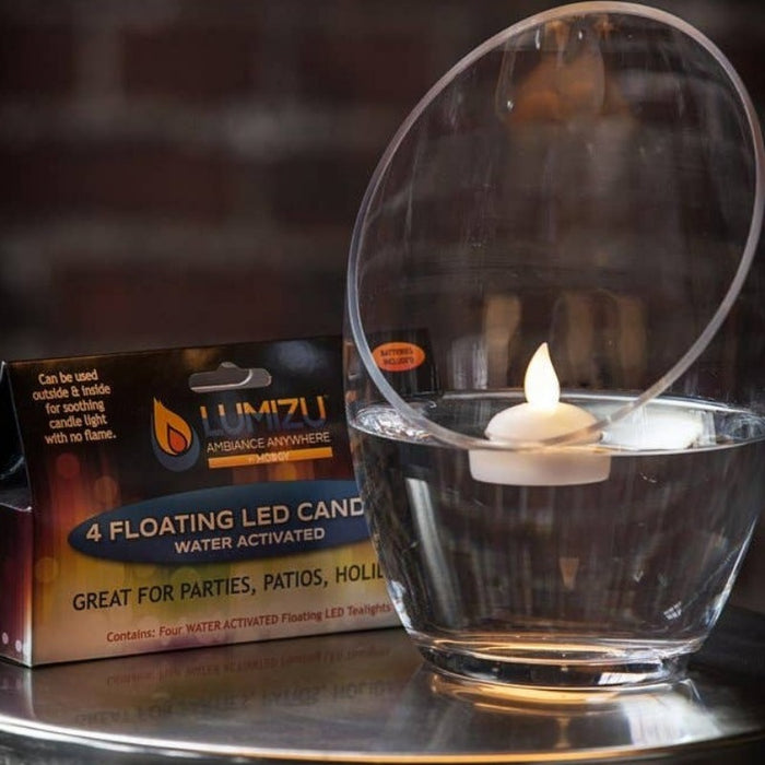 Warm White Tea Lights for Luminary Lanterns 4pk