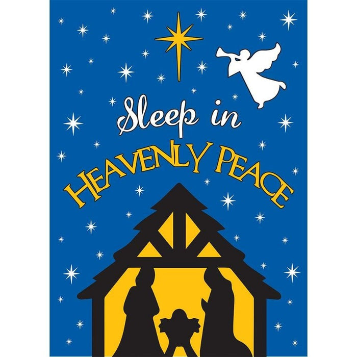 Heavenly Peace Applique Garden Flag