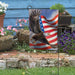 Patriotic Flying Eagle Garden Flag