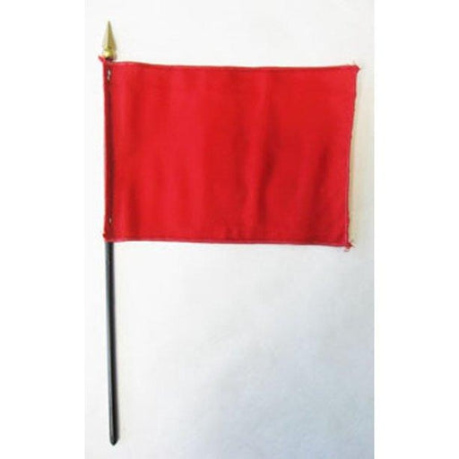 4x5" Red Racing Stick Flag