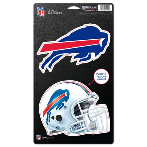 Buffalo Bills Helmet Outdoor Magnet 2 Pack