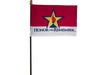 4x6" Honor and Remember Stick Flag