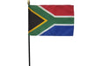 4x6" South Africa Stick Flag