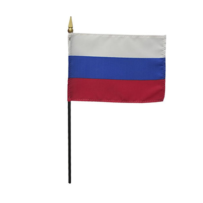 4x6" Russia Stick Flag