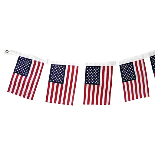 US Flag Garland Bunting - Made in the USA