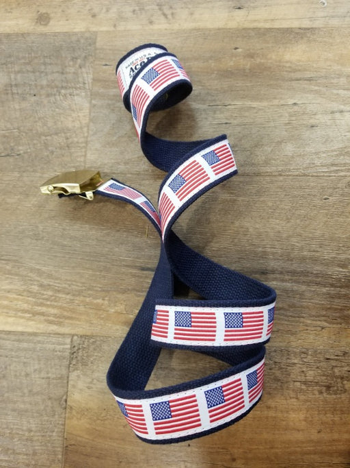 american flag themed fully adjustable belt