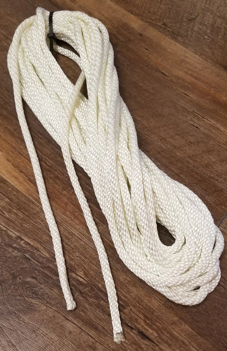 3/8" White Nylon Halyard by the Foot