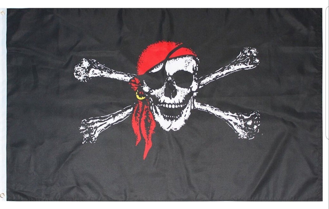 3x5' Bandana Pirate Polyester Flag
