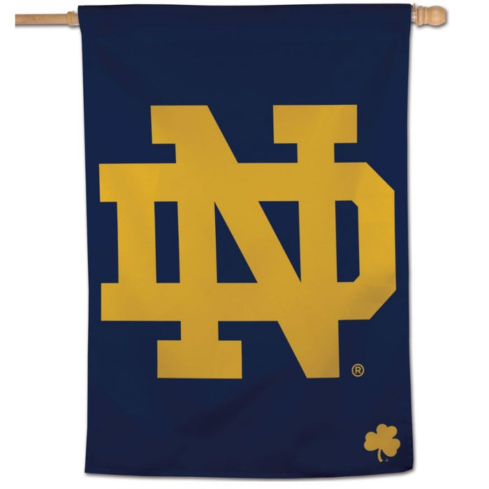 Notre Dame Clover Banner Flag