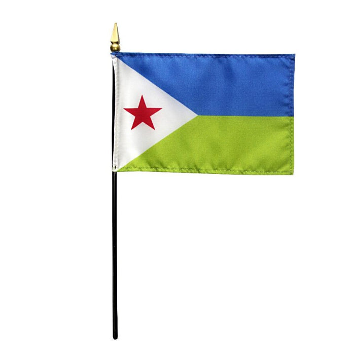 4x6" Djibouti Stick Flag