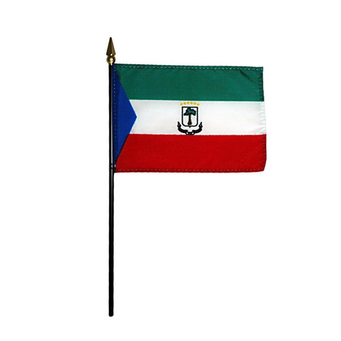 4x6" Equatorial Guinea Stick Flag
