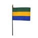 4x6" Gabon Stick Flag