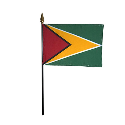 8x12" Guyana Stick Flag
