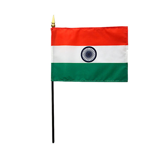 4x6" India Stick Flag