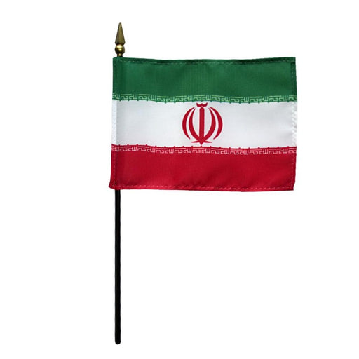 4x6" Iran Stick Flag