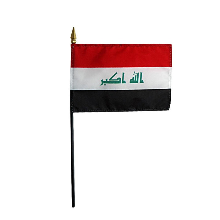 4x6" Iraq Stick Flag
