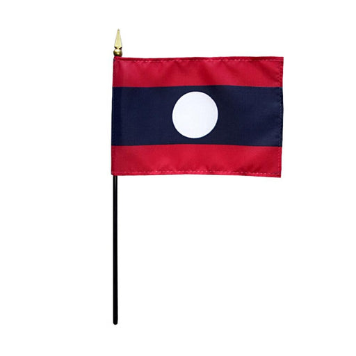4x6" Laos Stick Flag