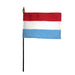 4x6" Luxembourg Stick Flag