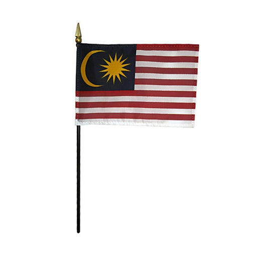 4x6" Malaysia Stick Flag