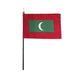 4x6" Maldives Stick Flag