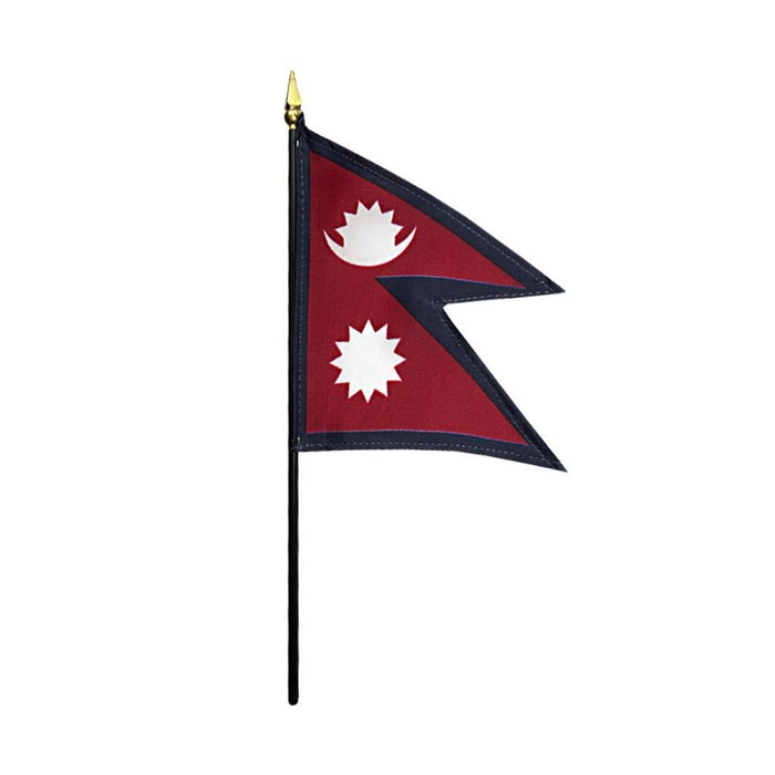 4x6" Nepal Stick Flag
