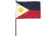4x6" Philippines Stick Flag