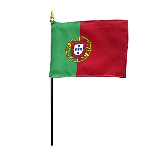 4x6" Portugal Stick Flag