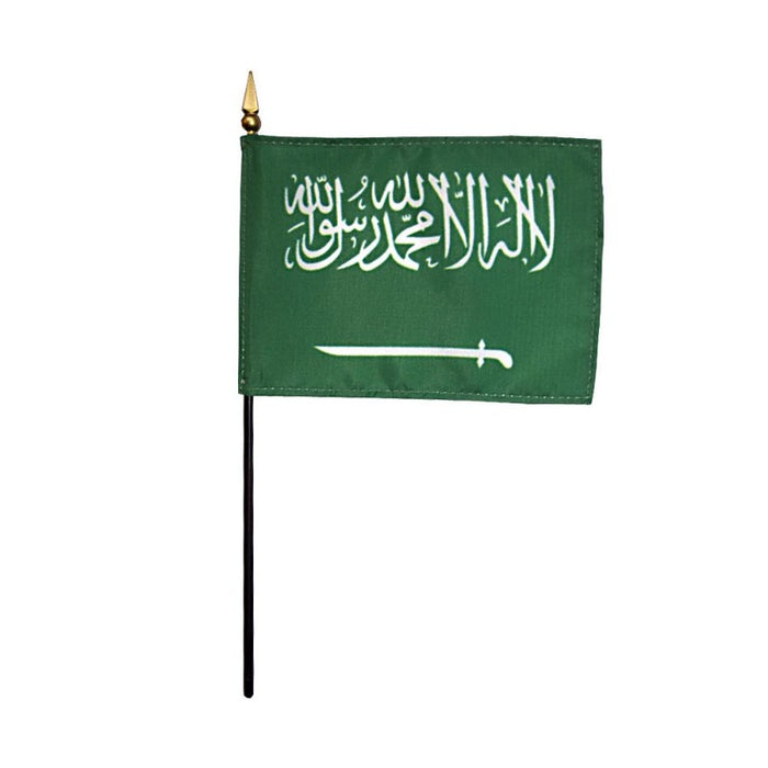4x6" Saudi Arabia Stick Flag