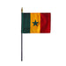 4x6" Senegal Stick Flag