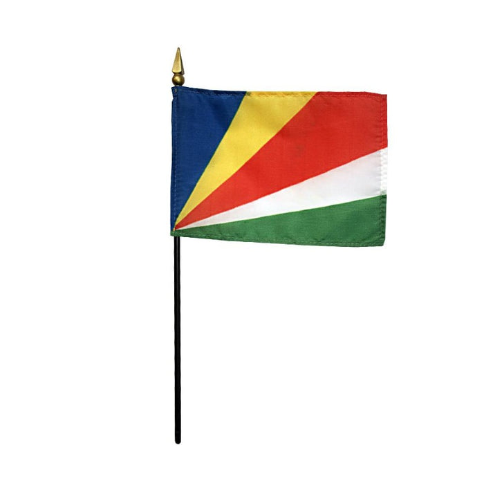 4x6" Seychelles Stick Flag