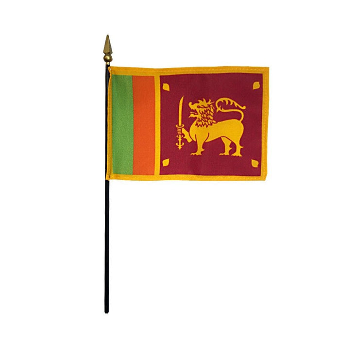 4x6" Sri Lanka Stick Flag