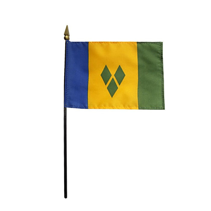 4x6" St Vincent and the Grenadines Stick Flag