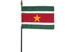 4x6" Suriname Stick Flag
