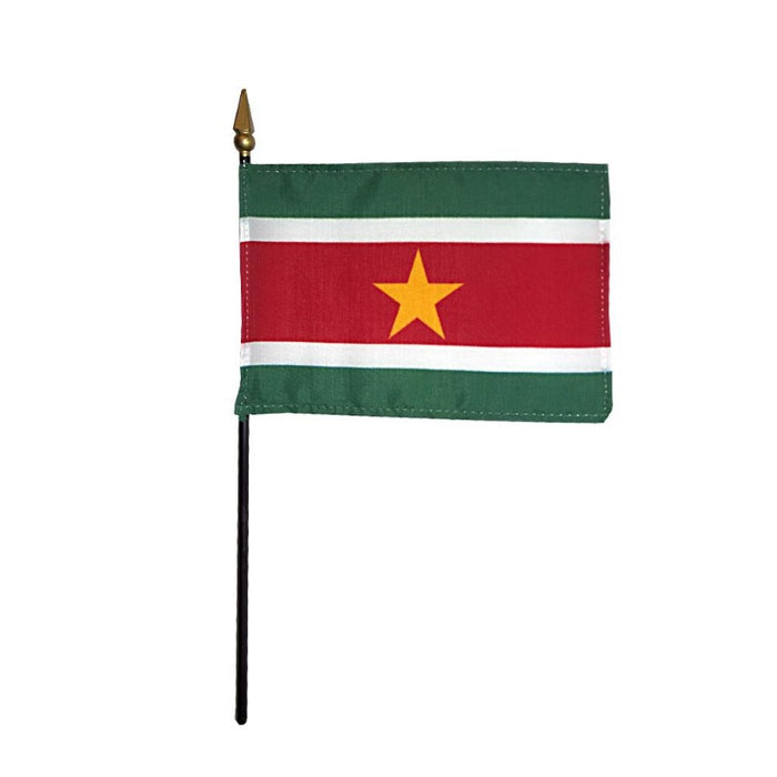 4x6" Suriname Stick Flag