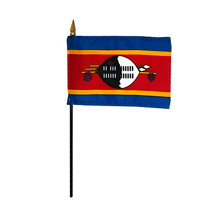 4x6" Swaziland (Eswatini) Stick Flag