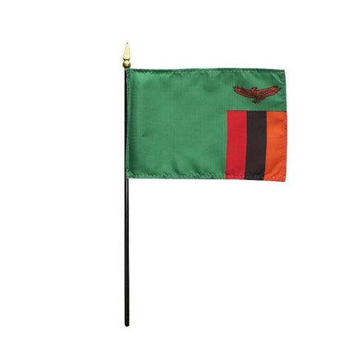 4x6" Zambia Stick Flag