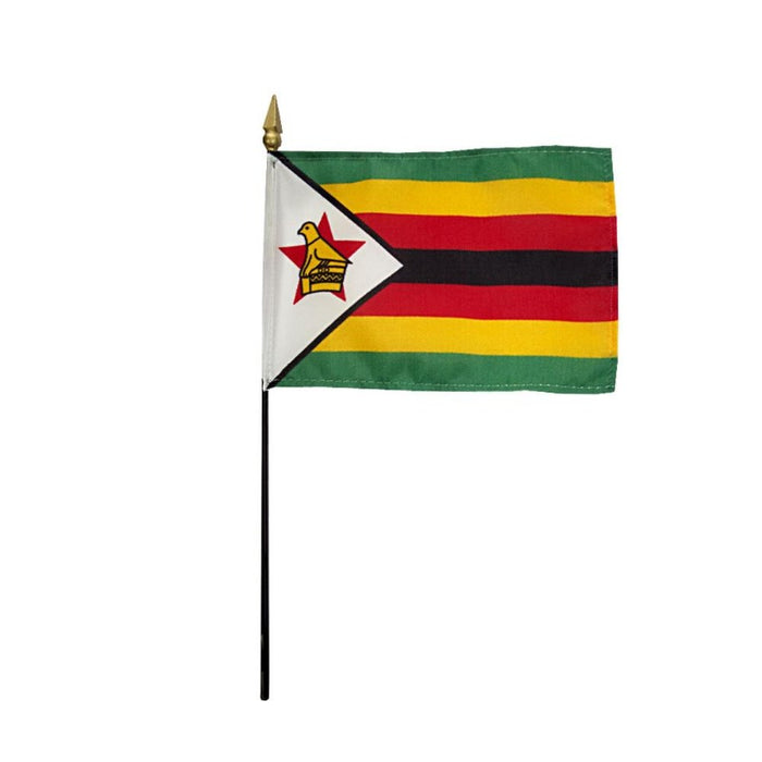 4x6" Zimbabwe Stick Flag