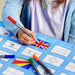 World Flags Tablecloth – Color & Learn