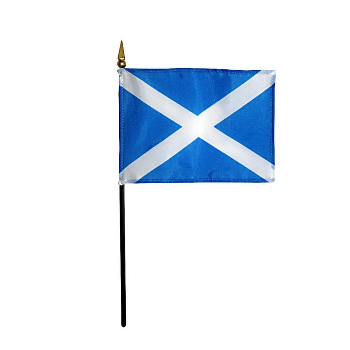 4x6" St. Andrew's Cross (Scotland) Stick Flag