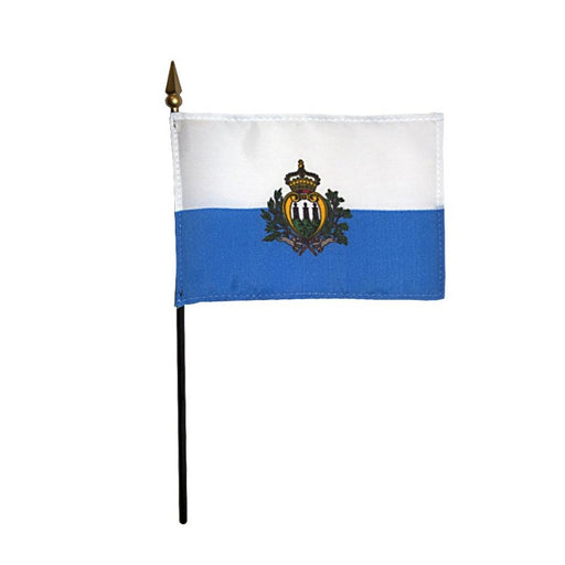 4x6" San Marino Stick Flag