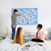 World Flags Tablecloth – Color & Learn has loops to be hung on a wall