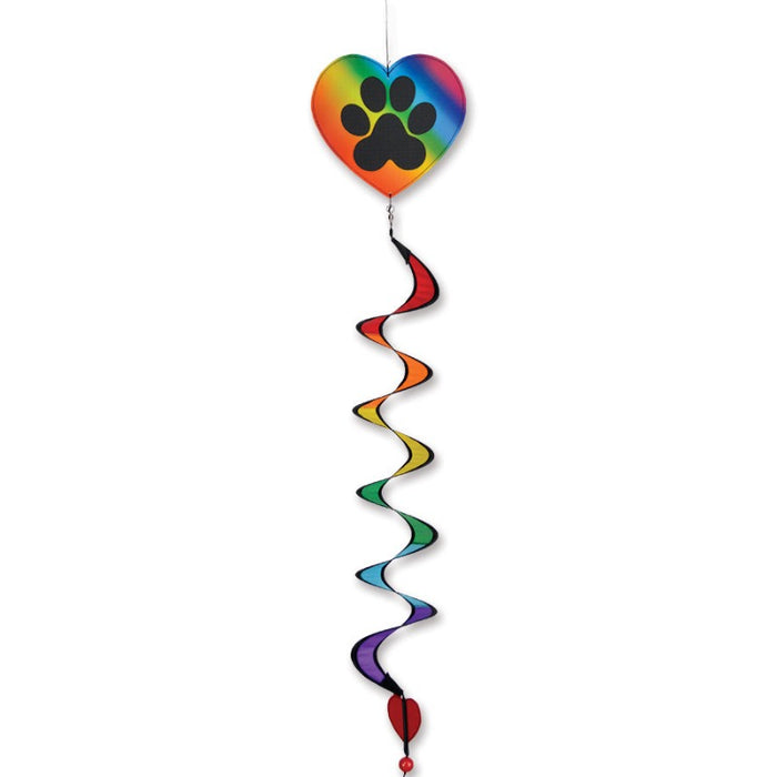 Rainbow Paw Print Wind Twister