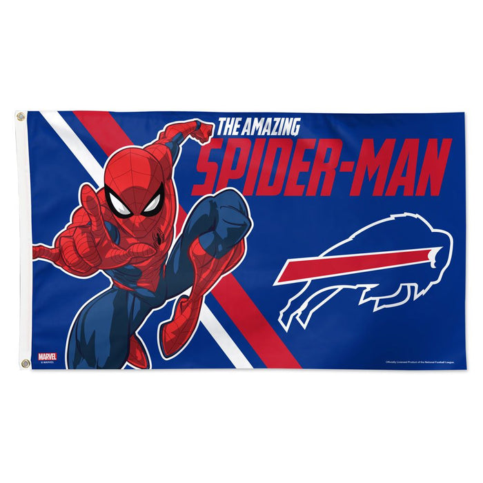 3x5' Buffalo Bills Spider-Man Polyester Flag