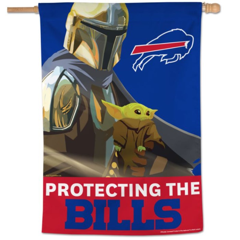 Buffalo Bills / Star Wars Mandalorian Banner Flag