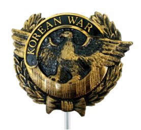 Korean War Plastic Eagle Grave Marker