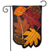 Fallen Leaves Shaped Applique Garden Flag on stand, sold separately 