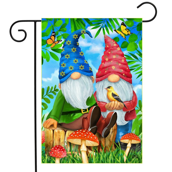 Gnome Sweet Gnome Garden Flag
