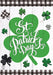 Checkered St. Pat's Shamrocks Flag